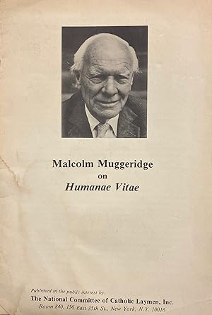 Seller image for Malcolm Muggeridge on Humanae Vitae for sale by BookMarx Bookstore