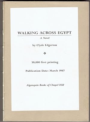 Seller image for Walking Across Egypt (Uncorrected proof) for sale by Eureka Books