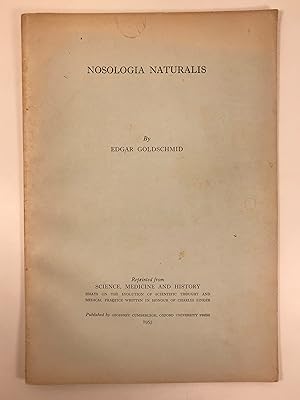 Image du vendeur pour Nosologia Naturalis mis en vente par Old New York Book Shop, ABAA