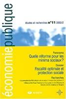 Seller image for Economie Publique, N 11. Fiscalit Optimale Et Protection Sociale for sale by RECYCLIVRE