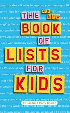 Imagen del vendedor de All-New Book of Lists for Kids a la venta por GreatBookPricesUK
