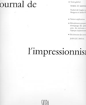 JOURNAL DE L'IMPRESSIONNISME. Traduit de l'anglais par Margaret et André Chenais