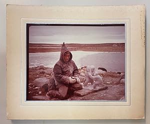8 vernacular photos 1960s Puvirnituq, Nunavik. Inuit scenes photographed by Pat Furneaux, Federal...