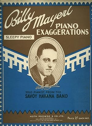 Bild des Verkufers fr Billy Mayerl Piano Sheet Music | Piano Exaggerations No. 4 - Sleepy Piano zum Verkauf von Little Stour Books PBFA Member