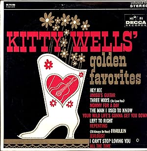 Kitty Wells' Golden Favorites (SIGNED COUNTRY & WESTERN VINYL LP RECORD)