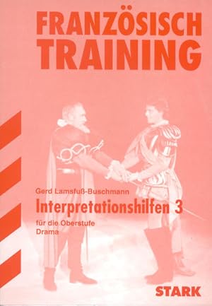 Imagen del vendedor de STARK Training Franzsisch - Interpretationshilfen 3 a la venta por Antiquariat Armebooks