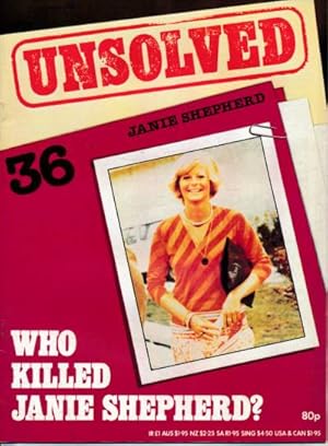 Seller image for Janie Shepherd. Unsolved No. 36 for sale by Barter Books Ltd