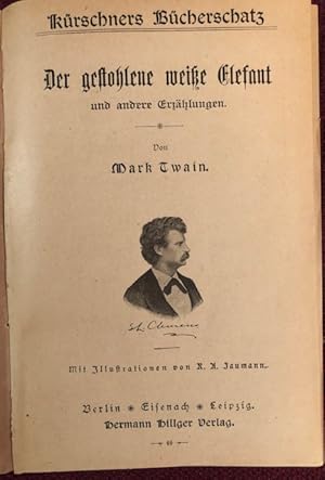 Bild des Verkufers fr Der gestohlene weie Elefant und andere Erzhlungen. Krschners Bcherschatz zum Verkauf von Hartmut Diekmann
