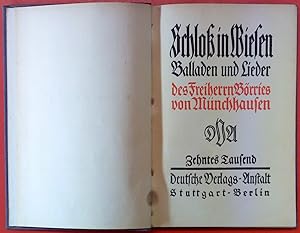 Bild des Verkufers fr Schlo in Wiesen. Balladen und Lieder. zum Verkauf von biblion2