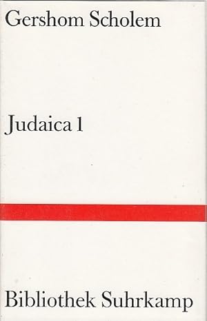 Judaica, Bd. 1 / Gershom Scholem; Bibliothek Suhrkamp, Bd. 106
