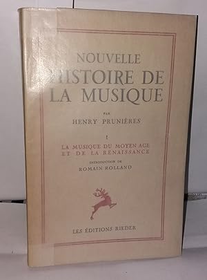 Seller image for Nouvelle histoire de la musique for sale by Librairie Albert-Etienne