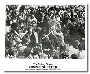 [Original Publicity Still of Key Scene in:] THE ROLLING STONES GIMME SHELTER