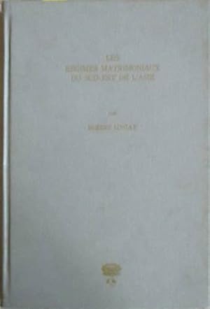 Image du vendeur pour Regimes Matrimoniaux du Sud-Est de L'Asie, Les Tome Premier. Les Regimes Traditionnels mis en vente par SEATE BOOKS