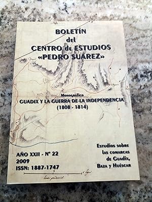 BOLETIN DEL CENTRO DE ESTUDIOS PEDRO SUAREZ. Estudios sobre las comarcas de Guadix, Baza y Huésca...