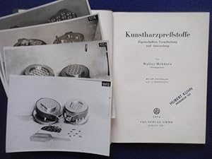 Imagen del vendedor de Kunstharzprestoffe. Eigenschaften, Verarbeitung und Anwendung. a la venta por Antiquariat Klabund Wien