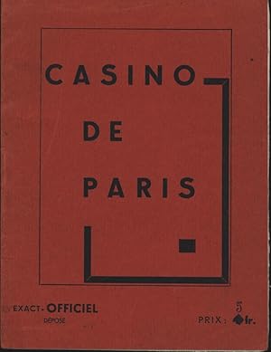 Imagen del vendedor de Amours de Paris Grande production d`Henri Varna,Saison 1940-1941 a la venta por Antiquariat Kastanienhof