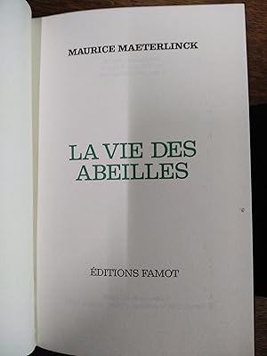 Image du vendeur pour LA VIE DES ABEILLES mis en vente par Librairie l'Aspidistra