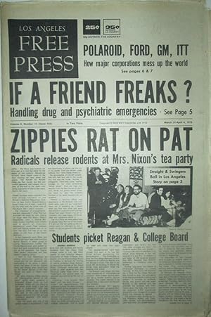 Los Angeles Free Press March 31-April 6, 1972. In two parts, Complete