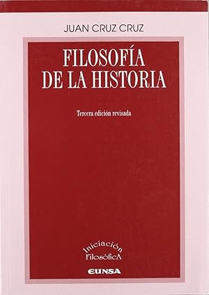 Imagen del vendedor de Filosofa de la historia a la venta por Imosver