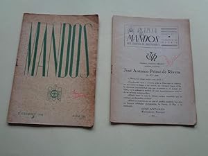 REVISTA DE MANDOS DEL FRENTE DE JUVENTUDES. Nº 11: Noviembre (sin tapas), 1942 - Nº 24: Diciembre...