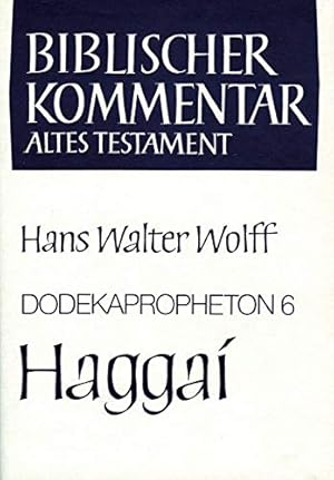 Seller image for Dodekapropheton 6, Haggai for sale by Libro Co. Italia Srl