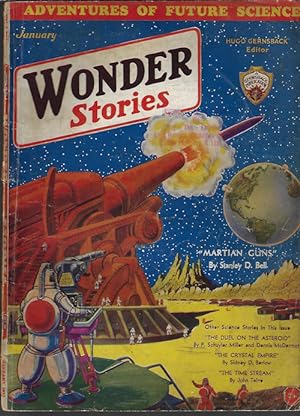 Imagen del vendedor de WONDER Stories: January, Jan. 1932 ("The Time Stream") a la venta por Books from the Crypt