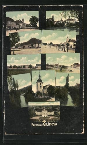 Ansichtskarte Vilemov, Zamek Klaster