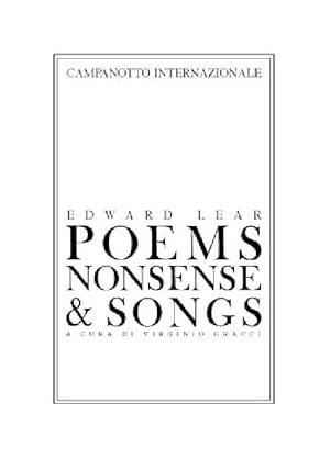Seller image for Poems, nonsense & songs for sale by Libro Co. Italia Srl