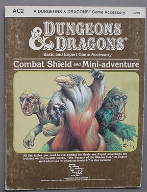 COMBAT SHIELD AND MINI-ADVENTURE ( D&D Basic and Expert game Accessory 9099; TSR Inc.; 1984); AD&...