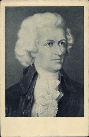 Künstler Ansichtskarte / Postkarte Komponist Wolfgang Amadeus Mozart, Portrait