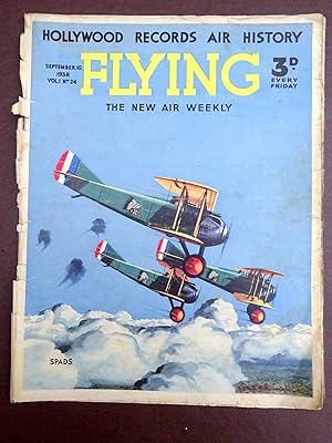 Flying. The New Air Weekly. Vol 1, No.24. 10th September 1938. Weekly Magazine. includes Italy's ...