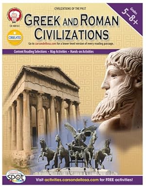 Image du vendeur pour Greek and Roman Civilizations, Grades 5-8+ mis en vente par GreatBookPrices