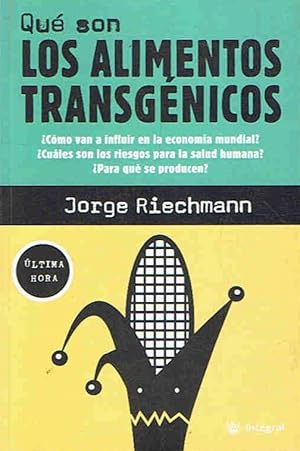 Imagen del vendedor de QU SON LOS ALIMENTOS TRANSGNICOS a la venta por Librera Torren de Rueda