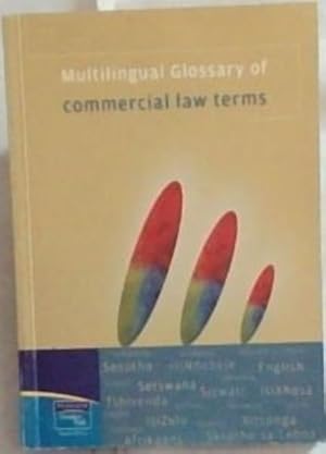 Imagen del vendedor de Multilingual Glossary Of Commercial Law Terms a la venta por Chapter 1