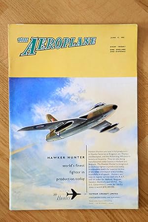 Seller image for The Aeroplane No. 2291, June 17, 1955. Hawker Hunter for sale by AMSELBEIN - Antiquariat und Neubuch