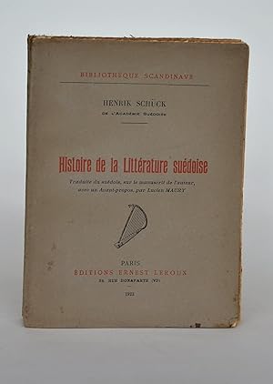 Seller image for Histoire De La Littrature Sudoise for sale by Librairie Raimbeau