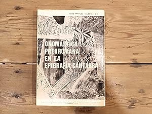 Imagen del vendedor de Onomstica Prerromana en la Epigrafa Cntabra. a la venta por Carmen Alonso Libros