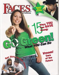 Seller image for Faces: People Places and Cultures, April 2008 Go Green! What You Can DO for sale by Never Too Many Books