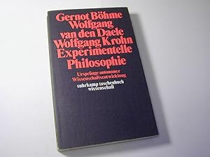 Bild des Verkufers fr Experimentelle Philosophie : Ursprnge autonomer Wissenschaftsentwicklung zum Verkauf von Antiquariat Fuchseck