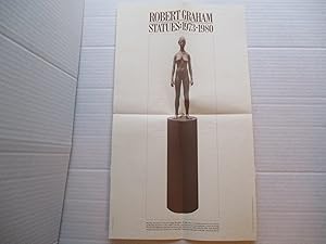 Seller image for Robert Graham: Statues 1973 -1980 Visual Arts Gallery 1981 Poster for sale by ANARTIST