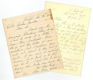 Immagine del venditore per 2 autograph letters signed. venduto da Antiquariat INLIBRIS Gilhofer Nfg. GmbH