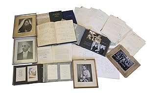 Archive consisting of ca. 300 mostly typewritten documents, inscribed portraits, guestbook, photo...