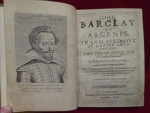 John Barclay, His Argenis. Translated out of Latine into English