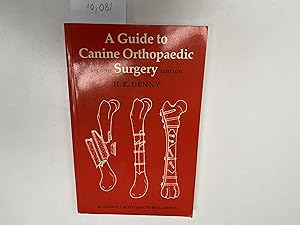 Bild des Verkufers fr A Guide to Canine Orthopaedic Surgery zum Verkauf von Book Souk