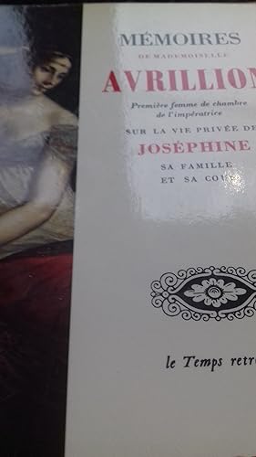 Immagine del venditore per mmoires sur la vie prive de JOSEPHINE venduto da MBLIVRES