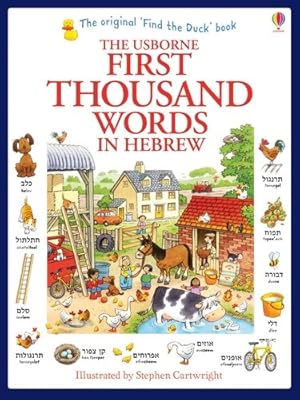 Bild des Verkufers fr Usborne First Thousand Words in Hebrew zum Verkauf von GreatBookPrices