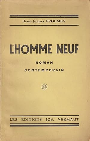 Imagen del vendedor de L'HOMME NEUF a la venta por Librairie l'Aspidistra