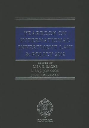 Imagen del vendedor de Yearbook on International Investment Law & Policy 2019 a la venta por GreatBookPrices