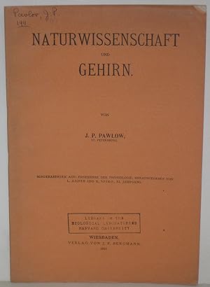 Seller image for Naturwissenschaft und Gehirn." Sonderabdruck aus: Ergebnisse der Physiologie, herausgegeben von L. Asher und K. Spiro, XI. Jahrgang. for sale by Scientia Books, ABAA ILAB