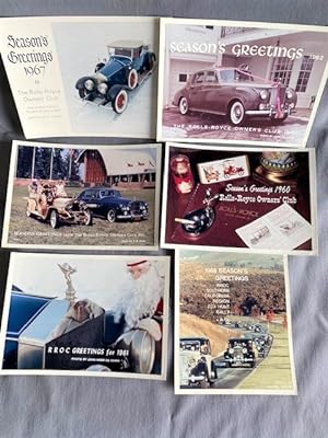 Seller image for 6 Photo Christmas Cards from the Rolls-Royce Owners' Club for sale by Dale Cournoyer Books